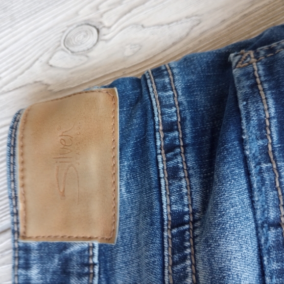 Silver Jeans Co. Bootcut Jeans Womens 30x30 Blue Dark Wash Denim Zip Fly - Picture 11 of 15